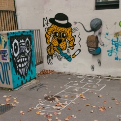 SETH - Passe Murailles - Street Art - Buttes aux Cailles - Paris - ©Yndianna